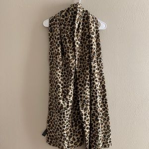 Zara Leopard Animal Print Scarf